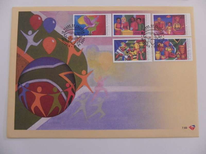 RSA 7.69 (2004) - 10 Years of Freedom Official Large FDC