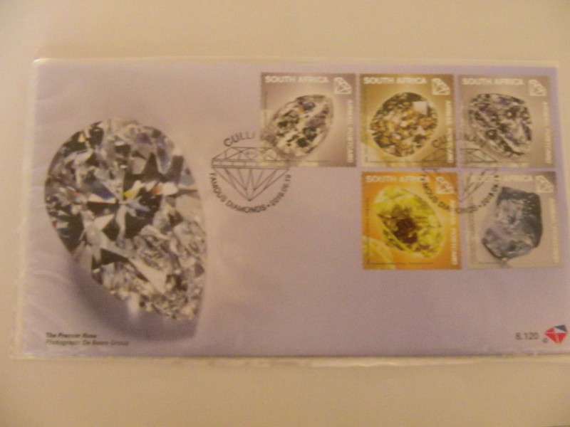 RSA 8.120 (2019) - Famous SA Diamonds Official FDC