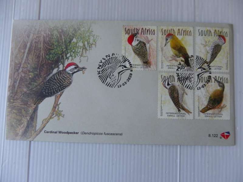 RSA 8.122 (2020) - Woodpeckers of SA Official FDC