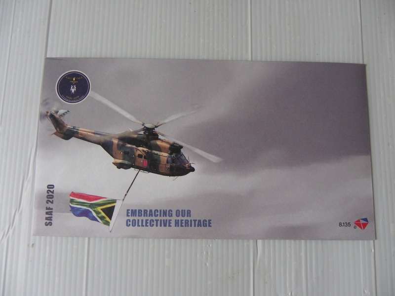 RSA 8.135 (2020) - SA Airforce Unserviced FDC