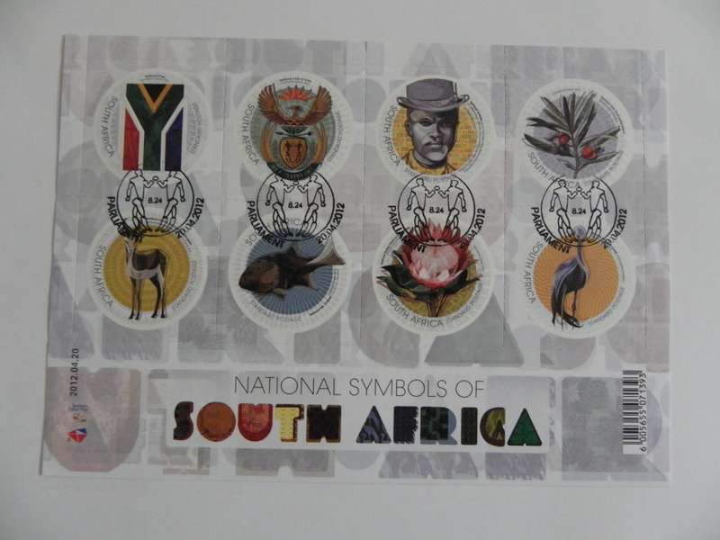 RSA 8.29 (2012) - National Symbols CTO Cancelled Full Sheet