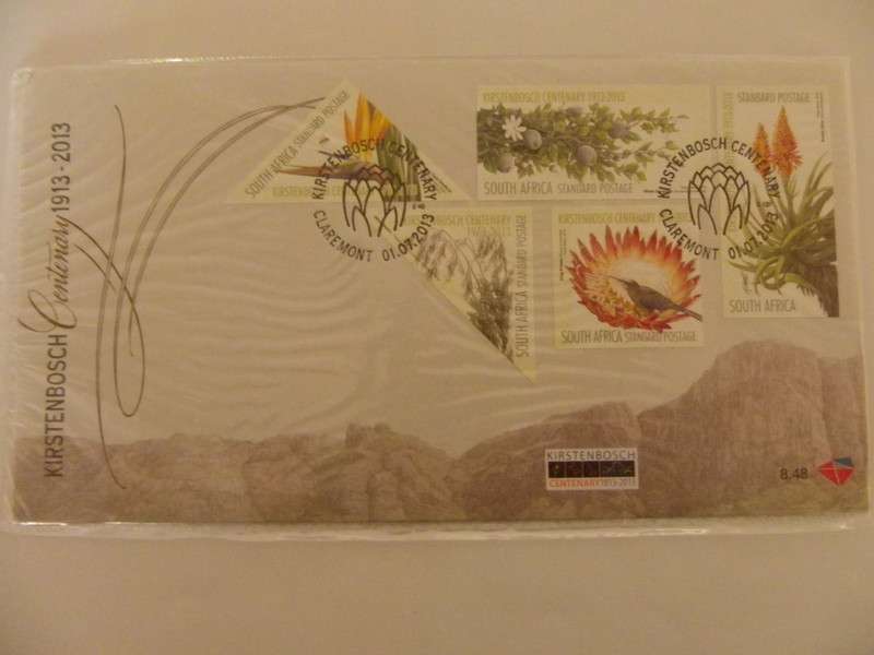 RSA 8.48  (2013) - Kirstenbosch Centenary Official FDC