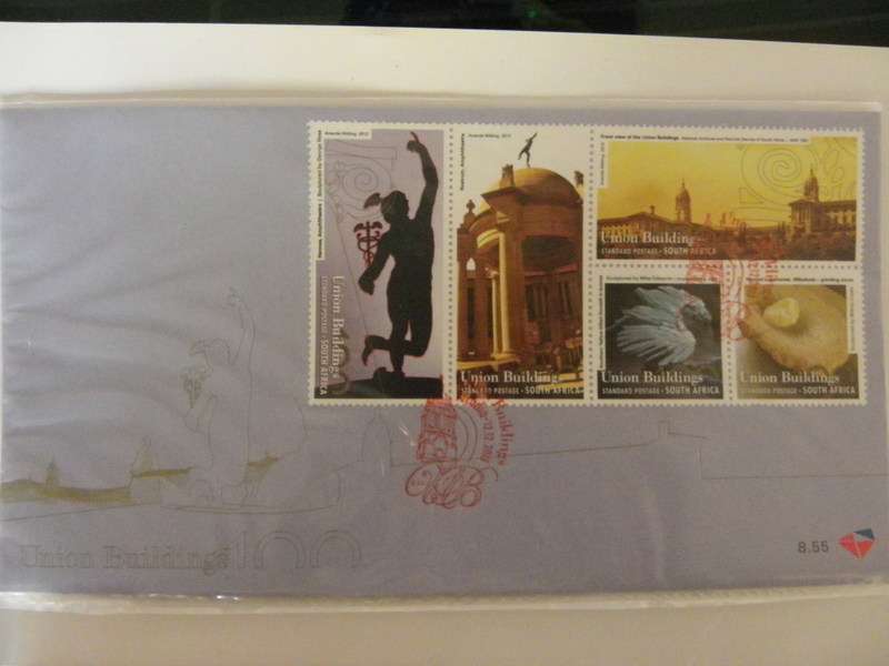 RSA 8.55 (2013) - Centenary of the Union Buildings Official FDC