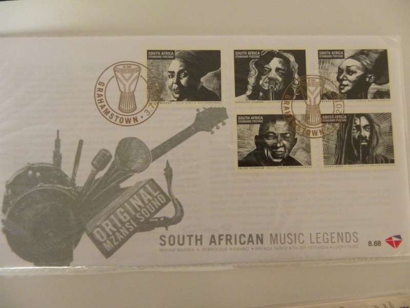 RSA 8.68 (2014) - SA Popular Music Legends Official FDC