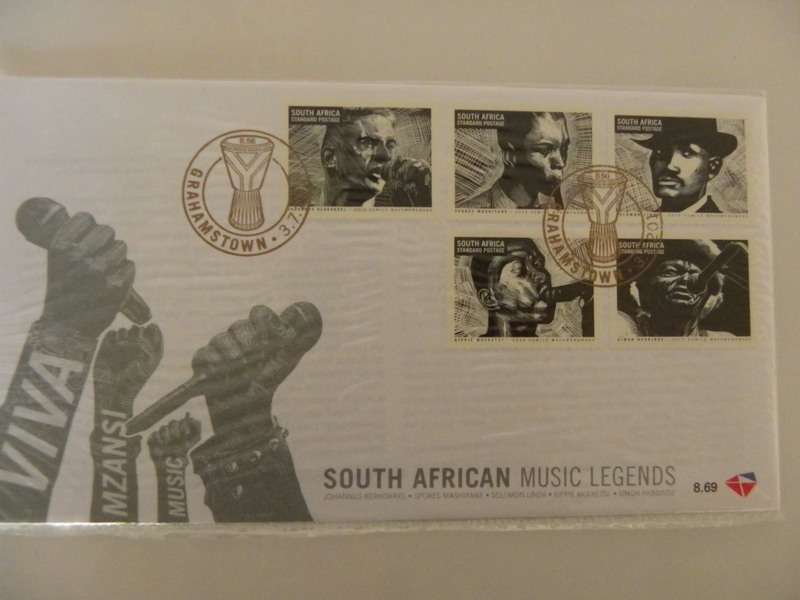 RSA 8.69 (2014) - SA Popular Music Legends Official FDC