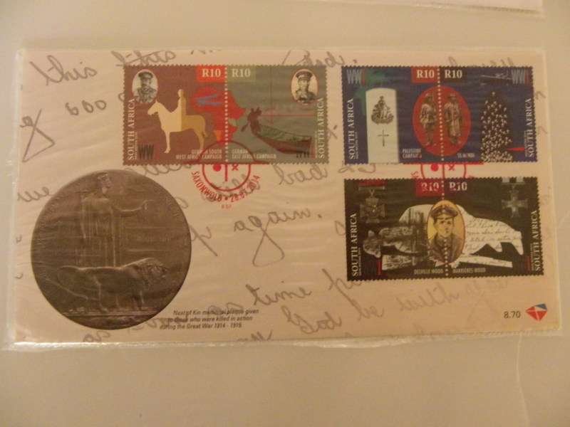RSA 8.70 (2014) - Centenary of World War 1 Official FDC