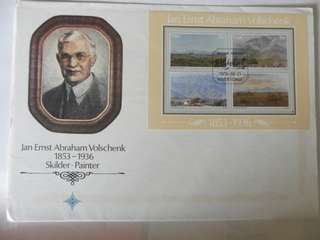 RSA S02 (1978) - Jan Ernest Volschenk Official Large FDC