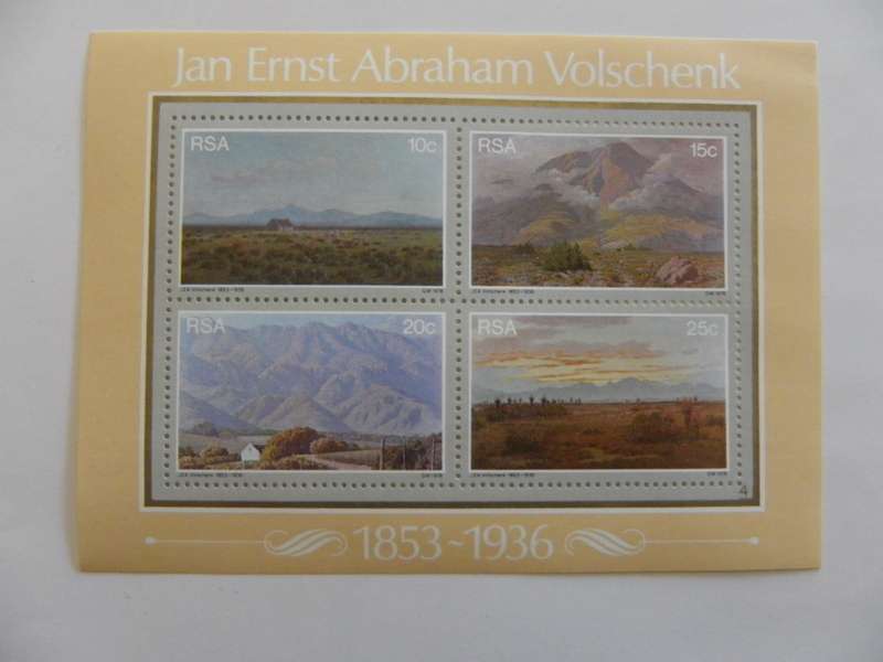 RSA S02 (1978) - Jan Ernest Volschenk Mint Miniature Sheet