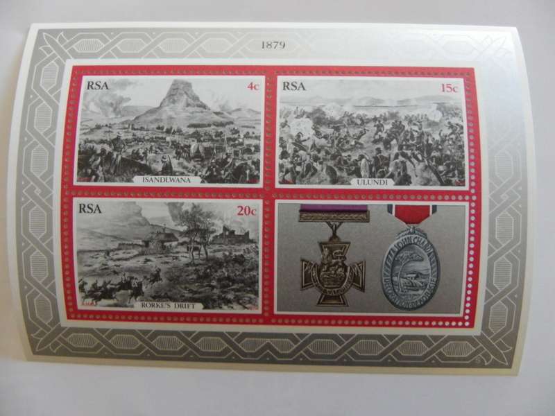 RSA S03 (1979) - Zulu War Mint Miniature Sheet