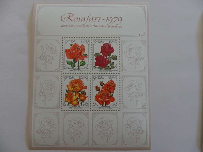 RSA S04 (1979) - 4th World Rose Conference Mint Miniature Sheet