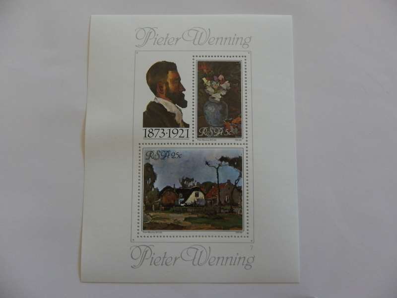 RSA S05 (1980) - Pieter Wenning Mint Miniature Sheet