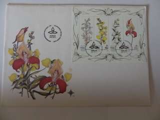 RSA S08 (1981) - 10th World Orchid Conference Official Large FDC