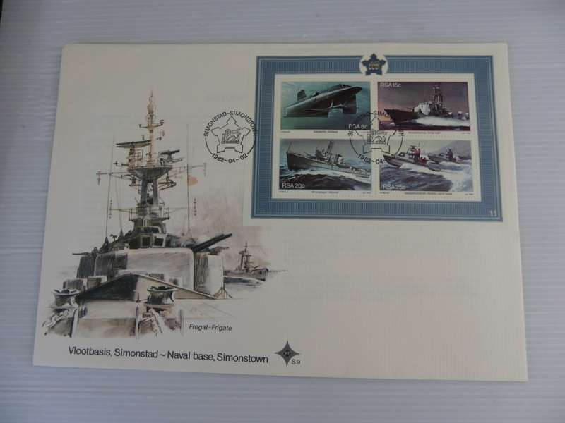 RSA S09 (1982) - Simonstown Naval Base Official Large FDC