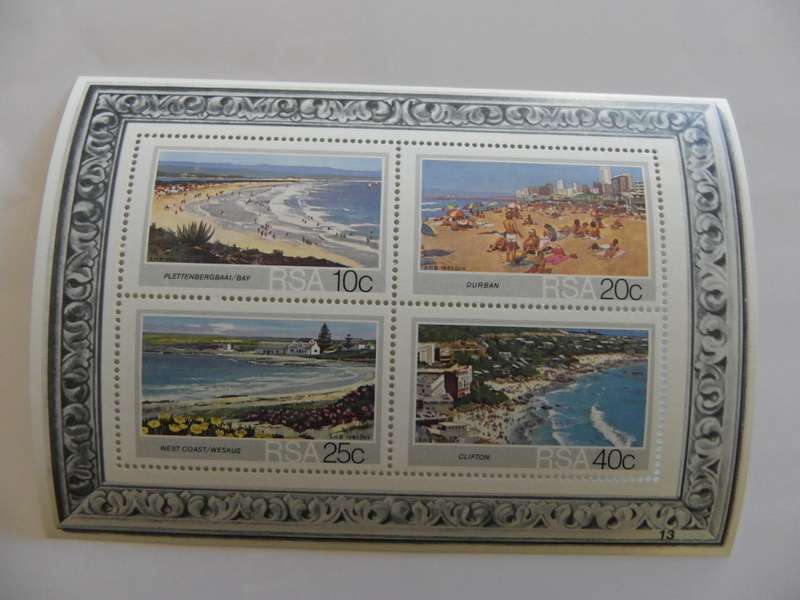 RSA S11 (1983) - Tourism SA Beaches Mint Miniature Sheet