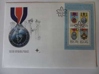 RSA S12 (1984) - Military Decorations Official Large FDC