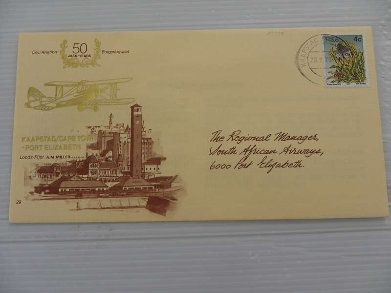SAA #29 (1979) - Cape Town to PE Illustrated FDC