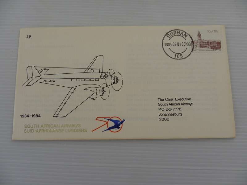 RSA (1984) - SAA #39 Illustrated FDC