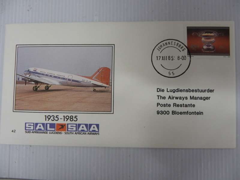 SAA #42 (1985) - 50th Anniversary of SAA Illustrated FDC