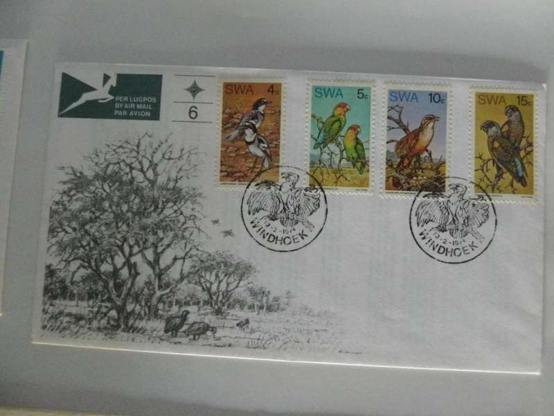 SWA 1.06 (1974) - Rare Birds of SWA Illustrated FDC