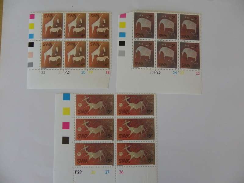 SWA 1.07 (1974) - Rock Paintings Mint Control Block Set