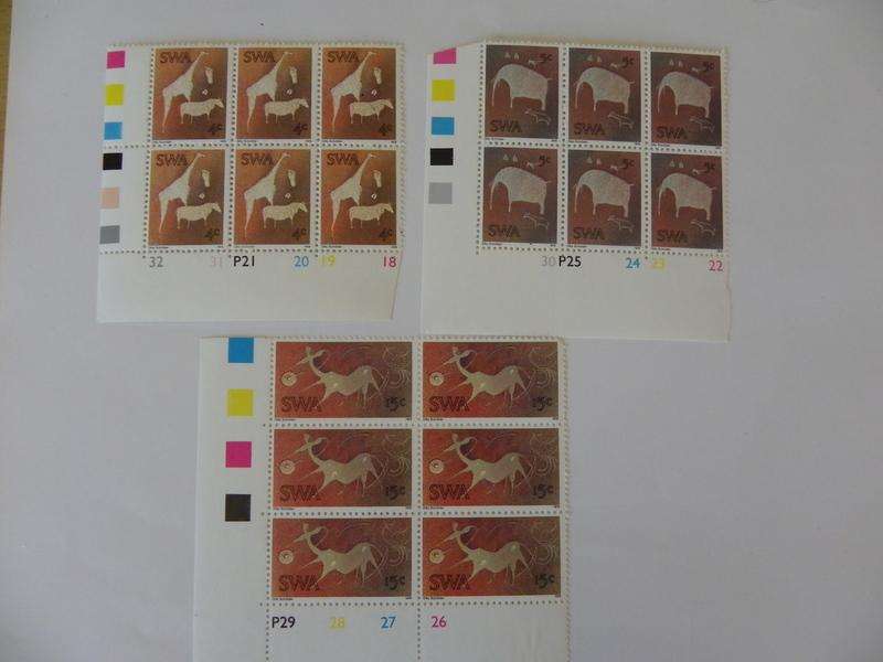 SWA 1.07 (1974) - Rock Paintings Mint Control Block Set