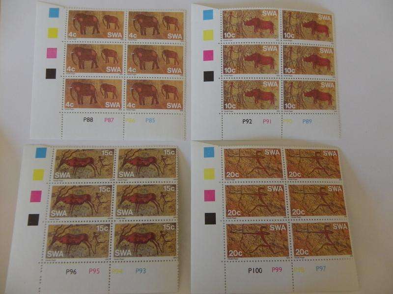 SWA 1.13 (1976) - Rock Paintings Mint Control Block Set