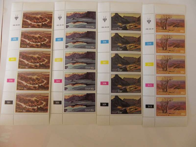SWA 1.32 (1981) - Fish River Canyon Mint Control Block Set
