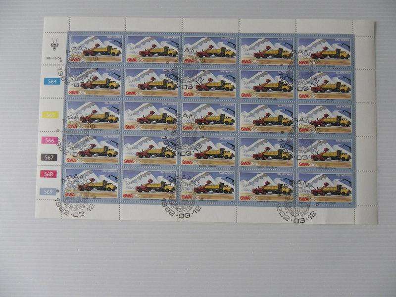 SWA 1.35 (1981) - Salt Industry 5c CTO Cancelled Full Sheet