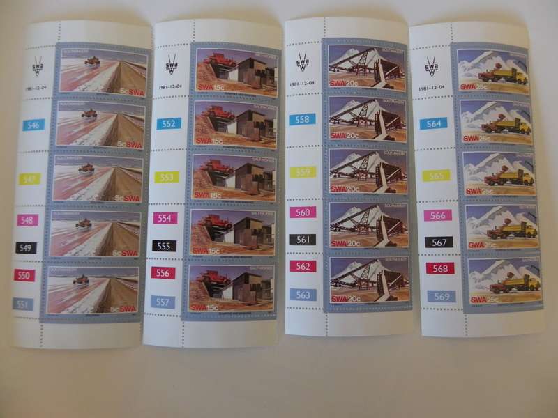 SWA 1.35 (1981) - Salt Industry Mint Control Block Set