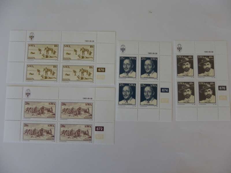 SWA 1.41 (1983) - 75th Anniversary of the Discovery of Diamonds Mint Control Block set