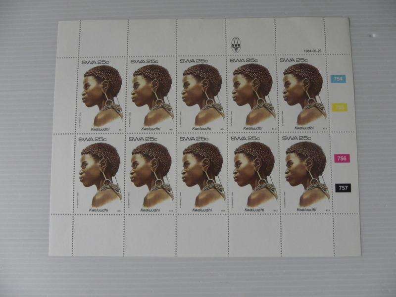 SWA 1.45 (1984) - Traditional Headdresses 25c Mint Full Sheet