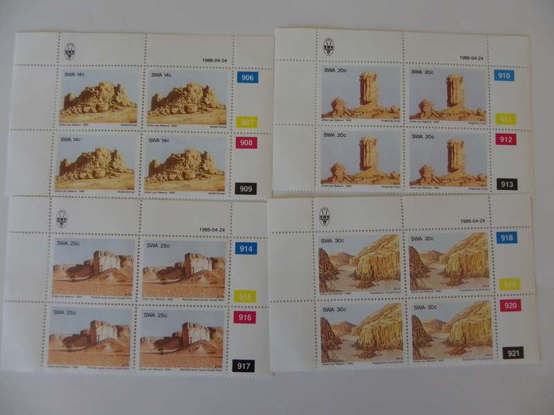 SWA 1.53 (1986) - Rock Formations Mint Control Block Set