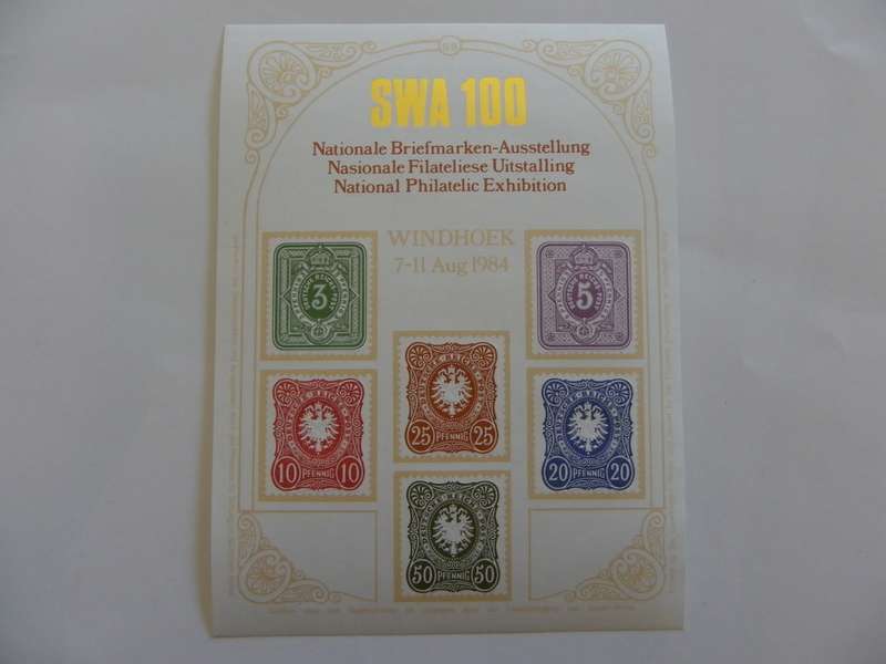 SWA100 (1984) - National Philatelic Exhibition Mint Miiature Sheet