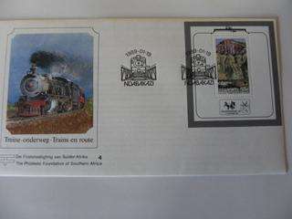 Transkei SAF04 (1989) - Trains en Route Illustrated FDC