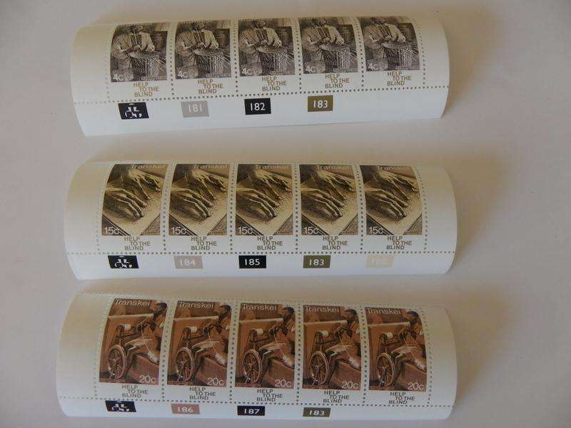 Transkei 1.07 (1977) - Help the Blind Mint Control Block Set