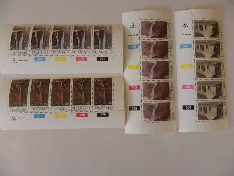 Transkei 1.14 91979) - Waterfalls Mint Control Block Set