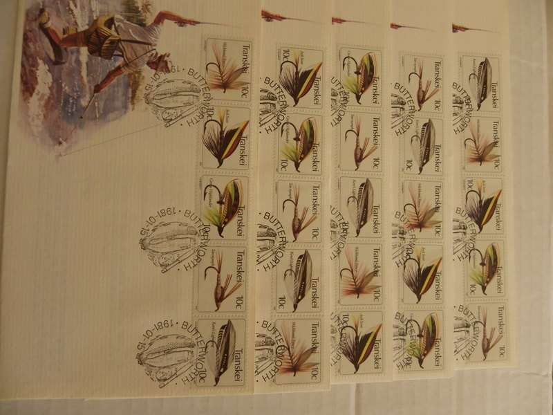 Transkei 1.25 (1982) - Fishing Flies (3rd Series) Full Set of FDC's