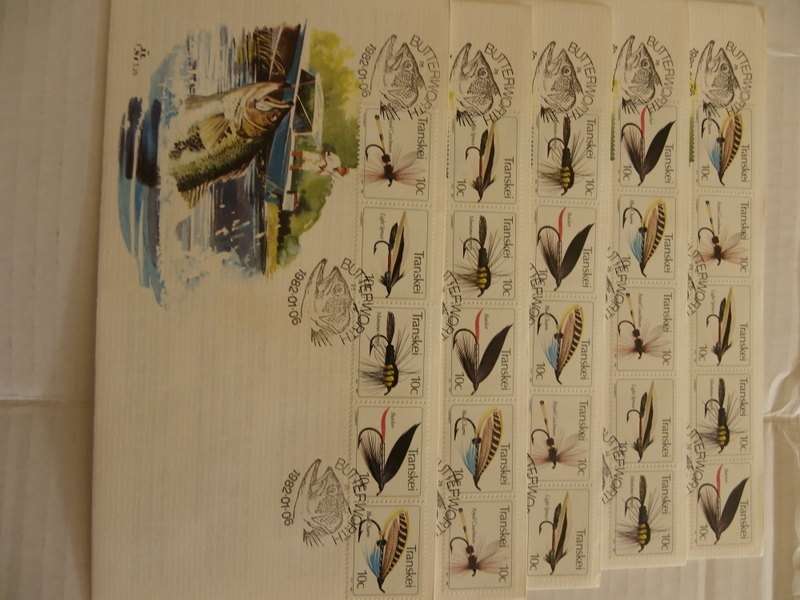 Transkei 1.25 (1982) - Fishing Flies (3rd Series) Full Set of FDC's