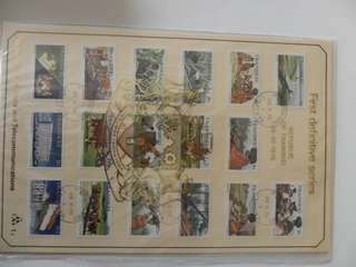 Transkei 1st Definitive Series (1976) - SAPO Issued Definitive Folder