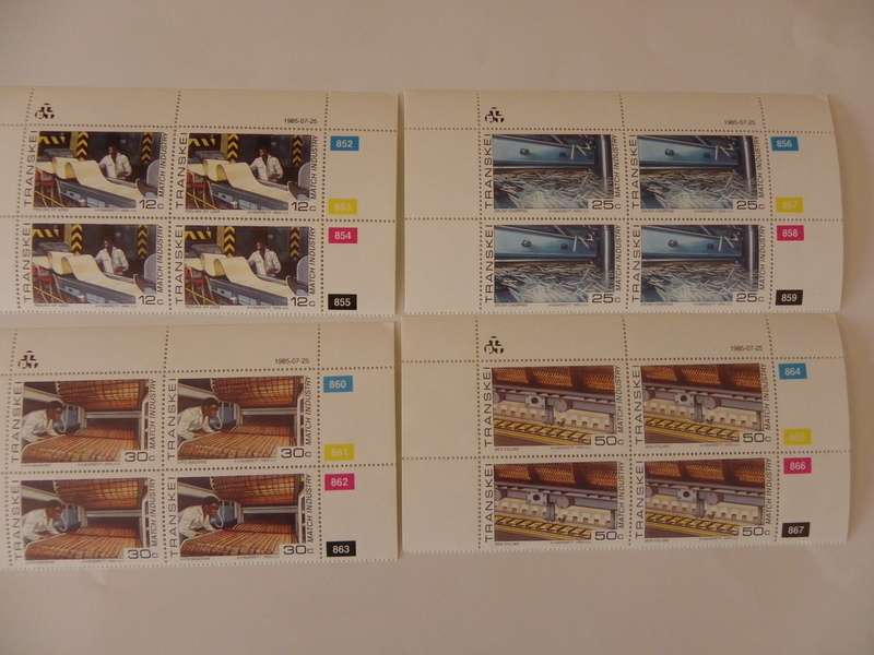 Transkei 2.05 (1985) - Match Industrie Factory Mint Control Block Set
