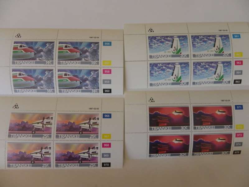 Transkei 2.11 (1987) - 10th Anniversary of Transkei Airways Mint Control Block Set
