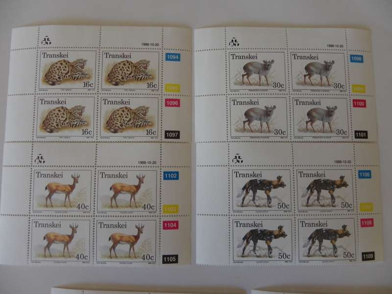 Transkei 2.18 (1988) - Endangered and Protected Animals Mint Control Block Set