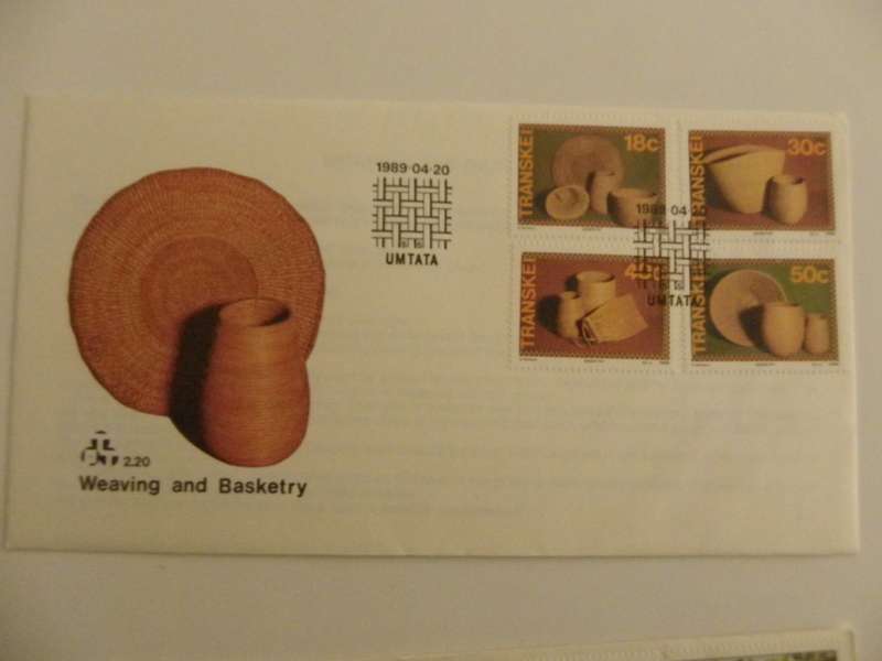 Transkei 2.20 (1989) - Weaving and Basketry Official FDC