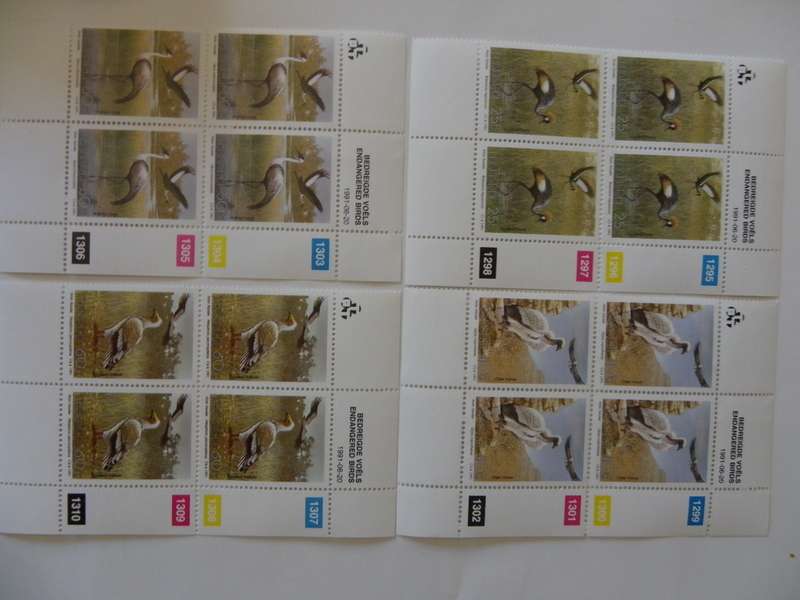 Transkei 2.29 (1991) - Endangered Birds Mint Control Block Set