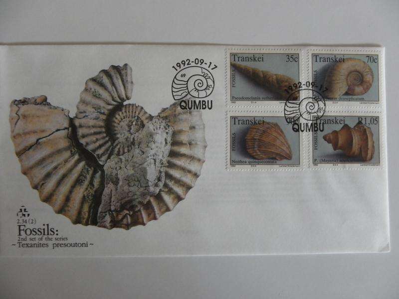Transkei 2.34 (1992) - Fossils (2nd Series) Official FDC