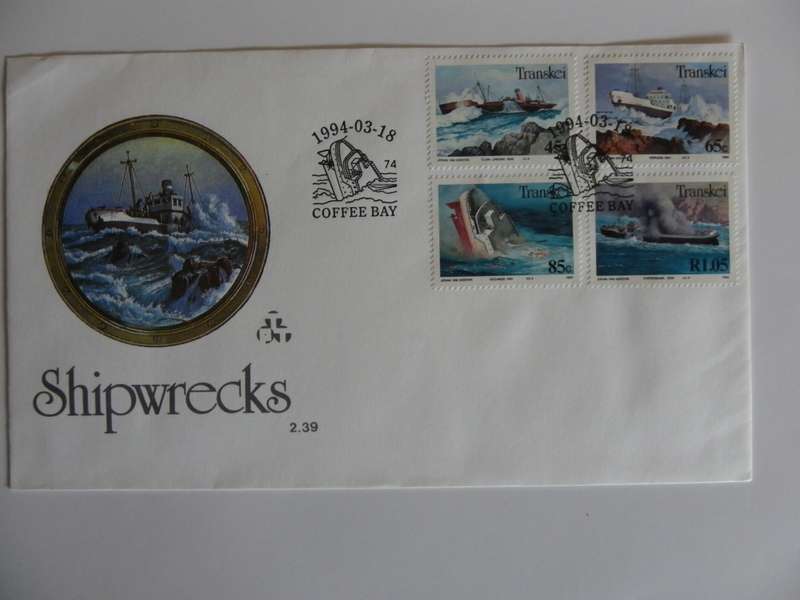 Transkei 2.39 91994) - Shipwrecks Official FDC