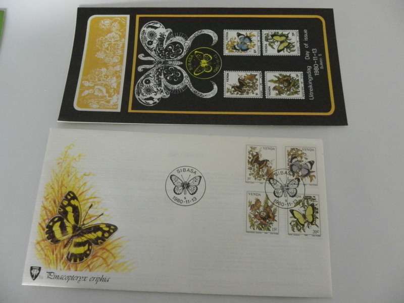 Venda 1.05 (1980) - Butterflies FDC & SAPO Brochure