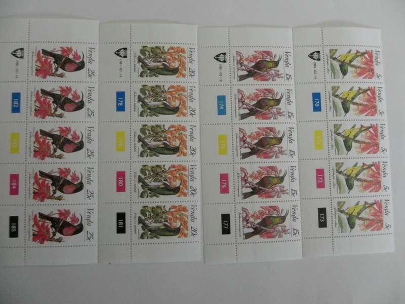 Venda 1.06 (1981) - Sunbirds Mint Control Block Set