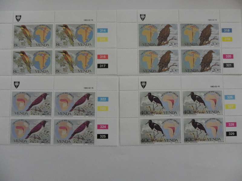 Venda 1.14 (1983) - Migratory Birds Mint Control Block Set