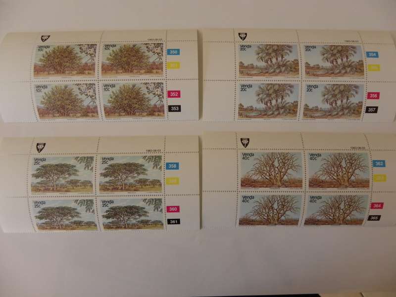 Venda 1.16 (1983) - Indigenous Trees (2nd Series) Mint Control Block Set